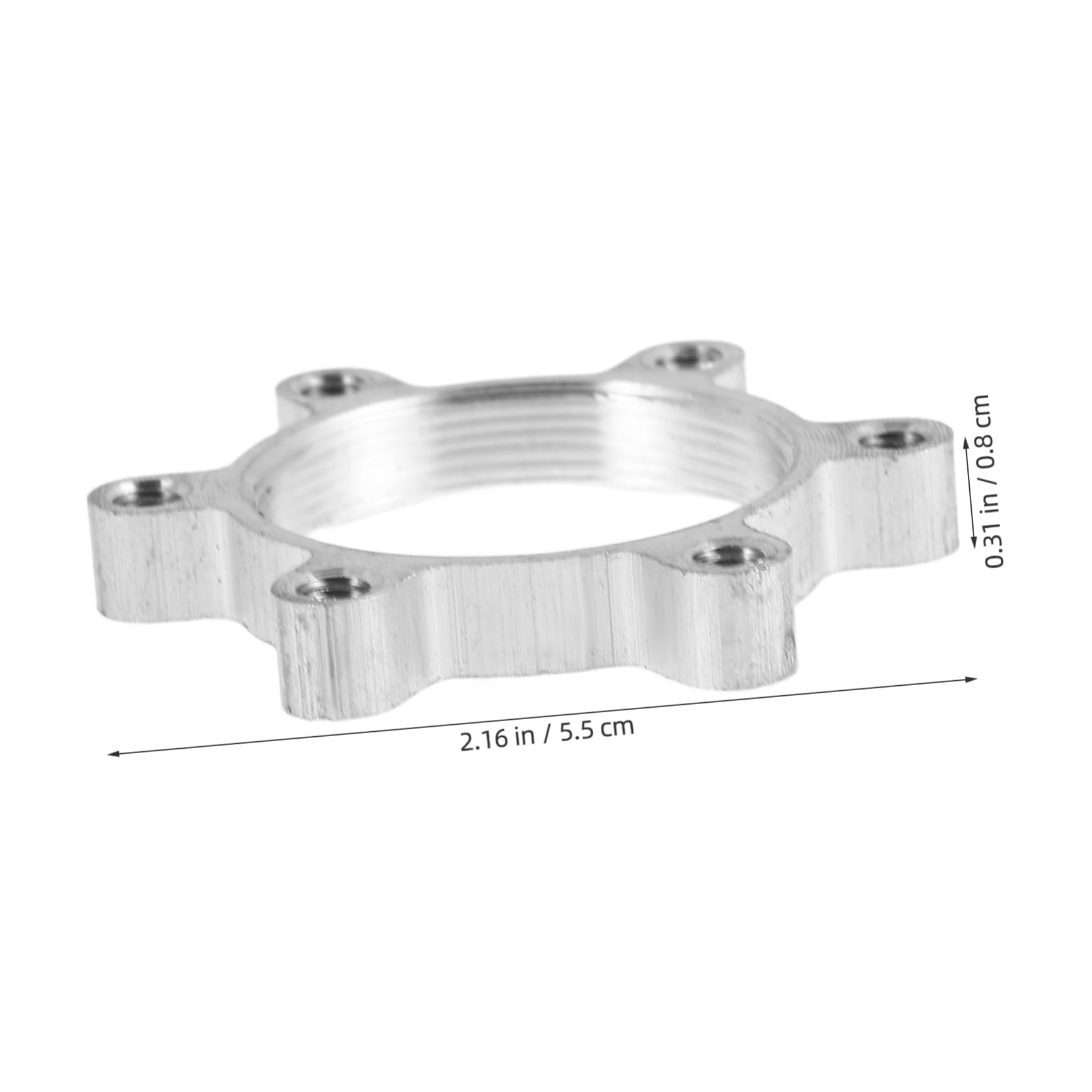 Abaodam Versatile 48mm Threaded Disc Flange Adapter for Bike Hubs Bolt Washer Compatible Brakes