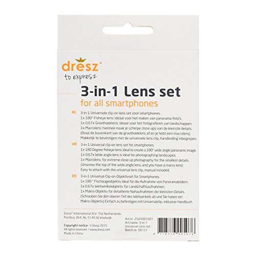 Dresz 3-in-1 Lens Set für Smartphone – Bild 4