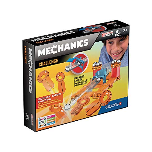 Preisvergleich Produktbild Geomag 00771 - Mechanics Challenge 95 Teile, Konstruktionsspielzeug, mehrfarbig
