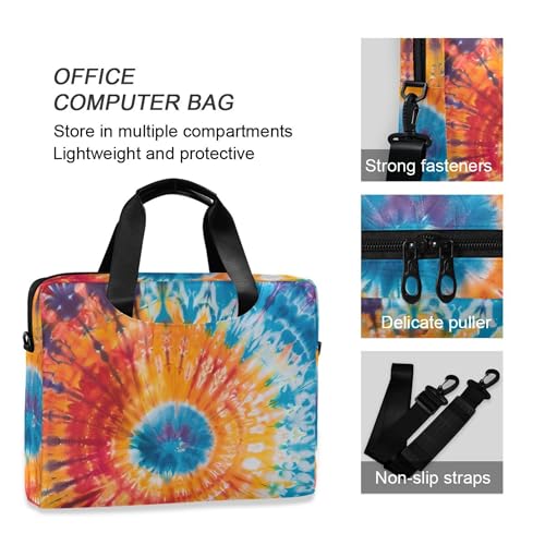 Maletín para portátil Tie Dye multicolor 13-15.6 pulg. miniatura 5