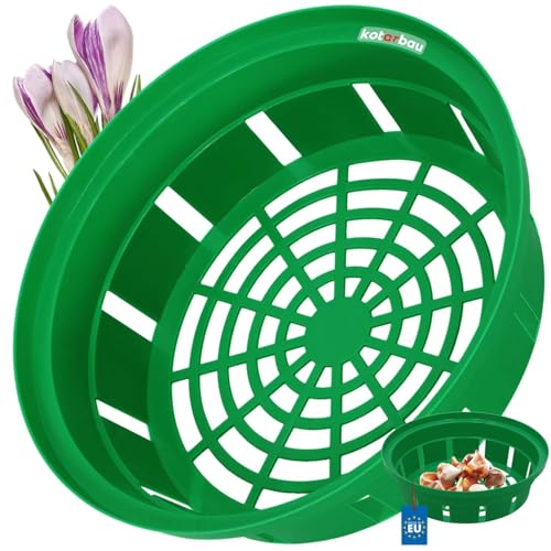 KOTARBAU Zwiebelkörbe 230mm Pflanzkorb Blumenzwiebeln Pflanzschale Robuste