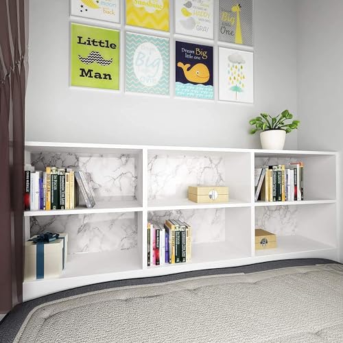 ZIBRWUON Marble Peel and Stick Wallpaper,Grey-White, 15.7"x394" by ZIBRWUON - Used condition - Image 7