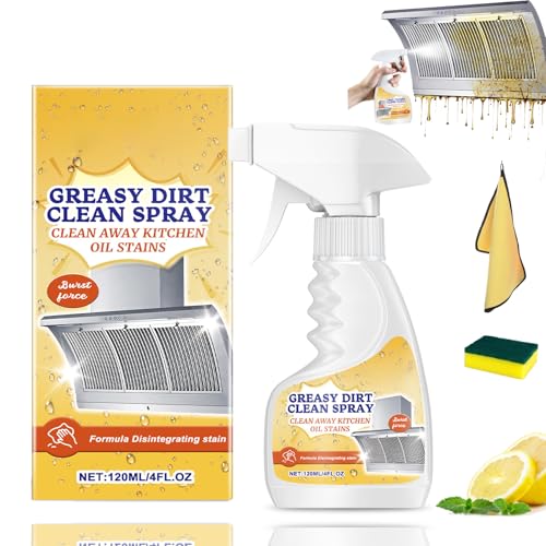 Rotateepic - Limpiador de espuma multifuncional para cocina, limpiador de horno Pro Foam 2026, spray limpiador de cocina, limpieza de vinagre blanco para horno, hogar, estufa, cocina y más (1 unidad)