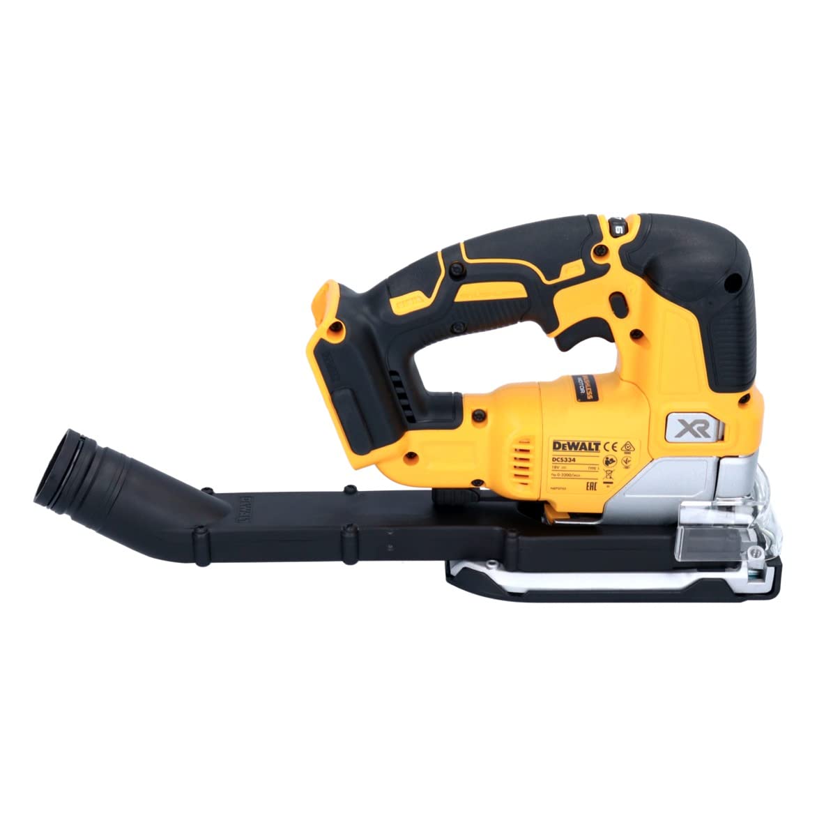 DEWALT - Scie sauteuse sans fil à mouvement pendulaire 18V Brushless Solo - sans batterie, sans chargeur - DCS334N-XJ