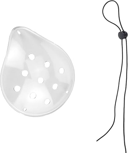 Miniatura 8 de 2 parches de plástico para ojos de 9 agujeros con 2 cuerdas elásticas, transpirables y cómodos, protección ocular, adecuados para niños, adultos,