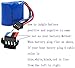 Blomiky 2 Pack 7.4V (2 x 3.7V) 600mAh Li-ion Battery with SM-4P Plug for Old Version UDI008 UD08 UDI001 Venom Speed RC Boat UDI001 Battery 2