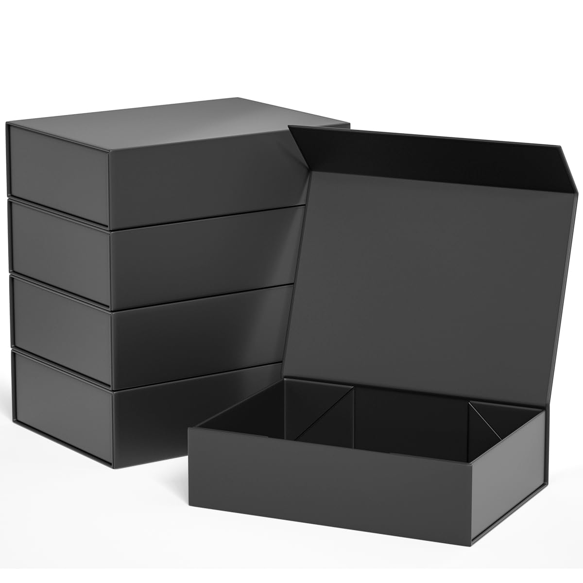 Black Gift Boxes 11.9" x 8.5" x 3.3" with Magnetic Closure Lid Gift Box for Presents,Bridesmaid Gifts Boxe,Cute Boxes,Birthday Gift Box,Luxury for Gift Packaging, Magnetic Gift Boxe for Wrapping Gifts