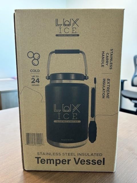 Amazon.com: Lux Ice -Stainless Steel, Slow Melt, Craft Ice Temper
