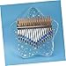 LIGHTAOTAO 5pcs Kalimba Learning Stickers Thumbs Piano Decals Easy to Install and Remove Great for Beginners to Memorize Keys Multi-color Tone Kalimba