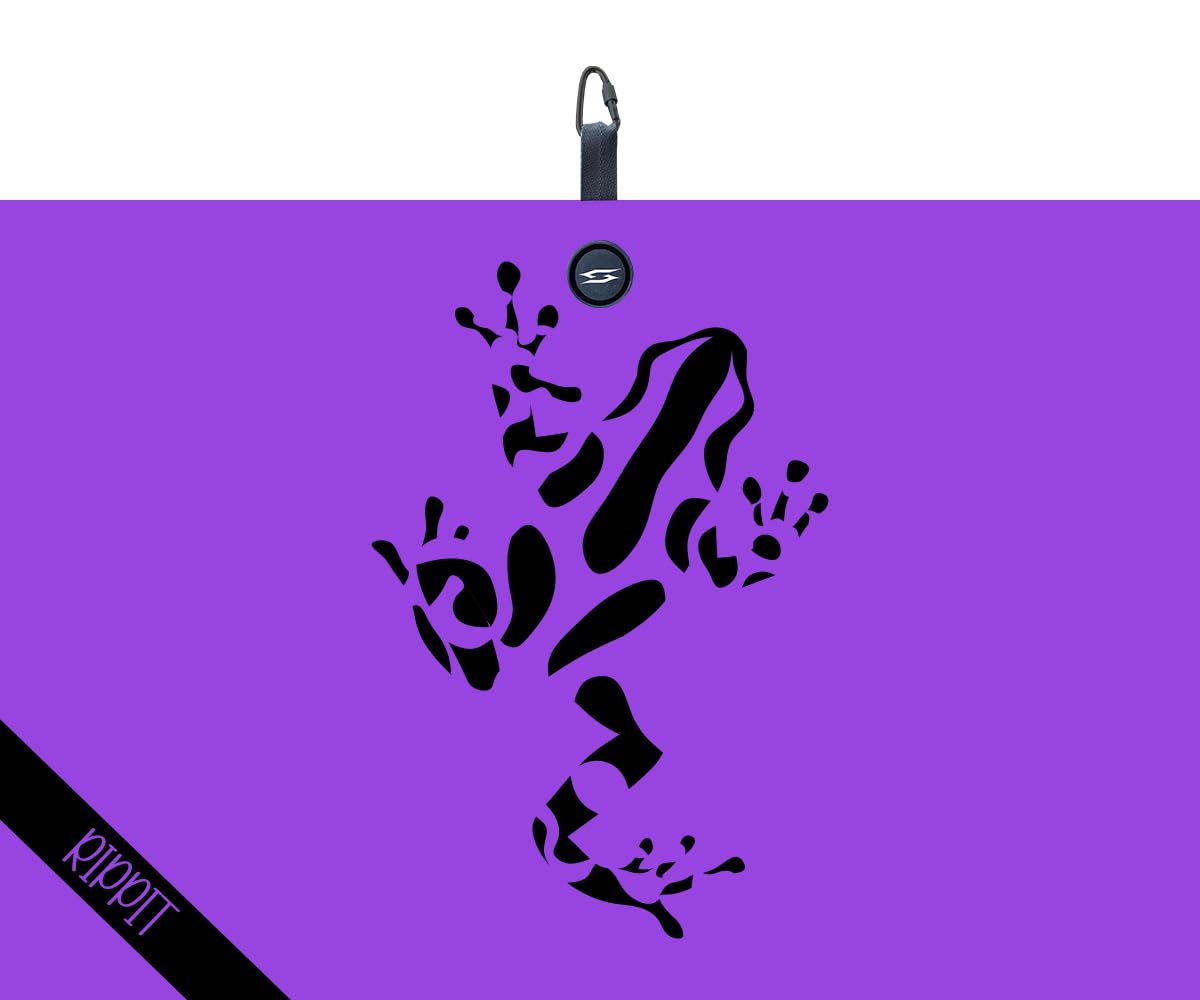 Scale Wear Design Rippit Magnetic Waffle Golf Towel – Large 16"x24" Microfiber Golf Club Ball Magnet Clip to Hang on Bag Cart Strong Premium Strength