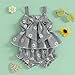 Baby Girls Summer Outfits Daisy Print Big Bow Sleeveless Camisole and Elastic Shorts Set Fashion Cute Clothes (B Black, 6-9 Months)
