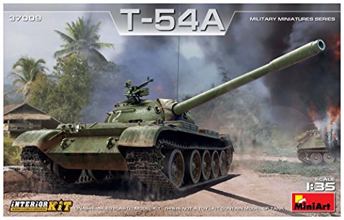 Maquette T-54A MiniArt 37009 : résolvez le manque de détails avec l'intérieur complet 1:35