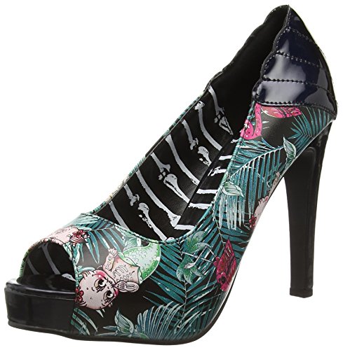 Midnight Mermaid Platform Heels