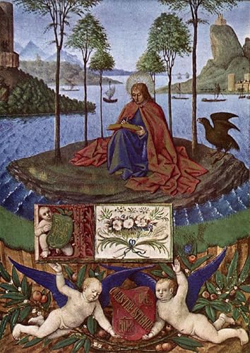Cuadro San Giovanni a Patmos Jean Fouquet con acabado de galería de arte en lienzo 60x90