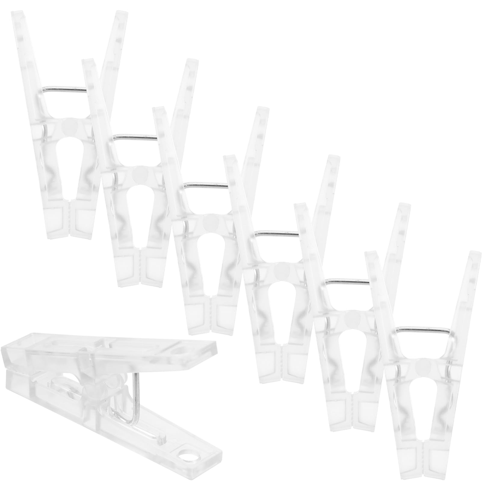 ULTECHNOVO 5 Set Mollette Per Calzini E Biancheria Intima Mollette Per Bucato Piccole Multifunzionali Antivento Per Trapunte Per Asciugatura 10 pezzi*5
