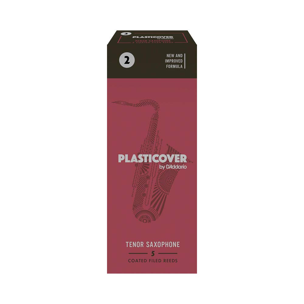 Rico Plasticover Tenor Sax Reeds, Strength 2.0, 5-pack