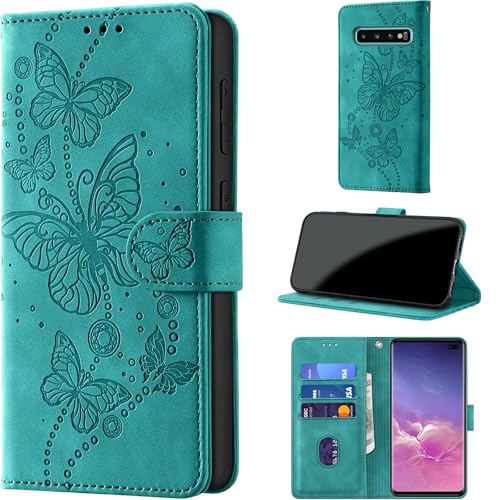 Handyhülle für Samsung Galaxy S10 Plus Hülle Türkis