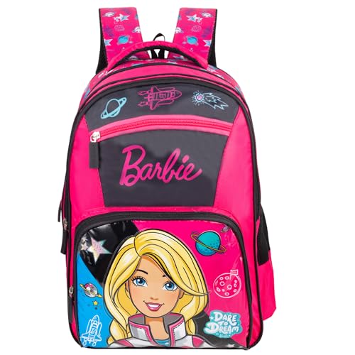 Image of Barbie School Bag for Girls 18 Inch Comfortable & Spacious Kids Backpack
