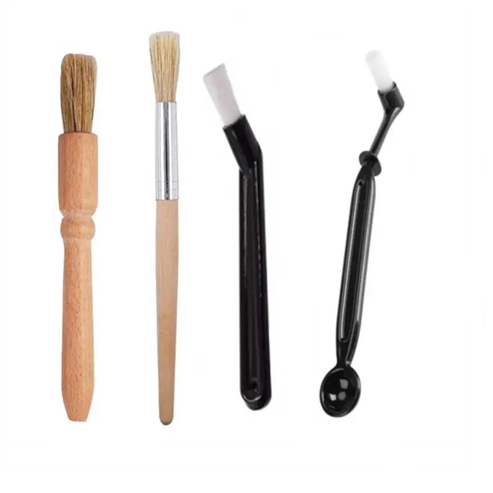 Compatible con todos los molinillos de café y máquinas de café expreso, kit de limpieza de cepillos for café de 4/5 piezas(Set B)
