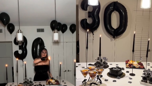 JeVenis Palloncini RIP To My 20s – Decorazione Compleanno 30 Anni Gotica Con Striscione Bara