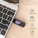AGPTEK 40GB Tragbare USB MP3 Player 1 Zoll LCD Display USB Stick mit FM, Aufnahme, U3, Schwarz und Rot, 8GB Flash+32GB Karte