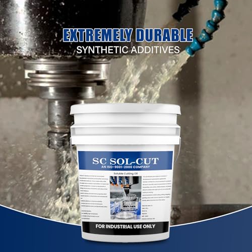 Image of Soluble Cutting Oil | Metal Working Fluid Advanced Metalworking Lubricant for Cutting and Grinding Machine (20L Bucket)