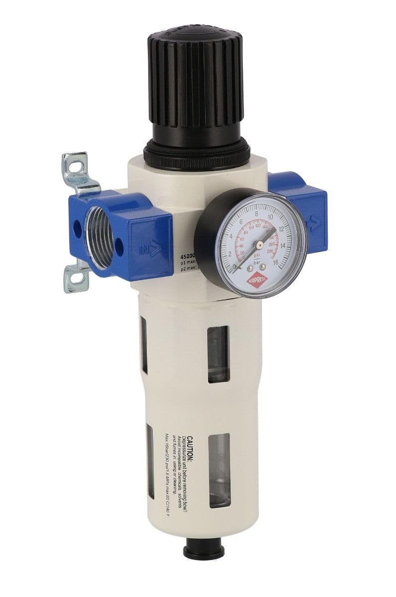 AIRPRESS - Öl-/Wasserabscheider und Druckminderer 1/2" 15 bar