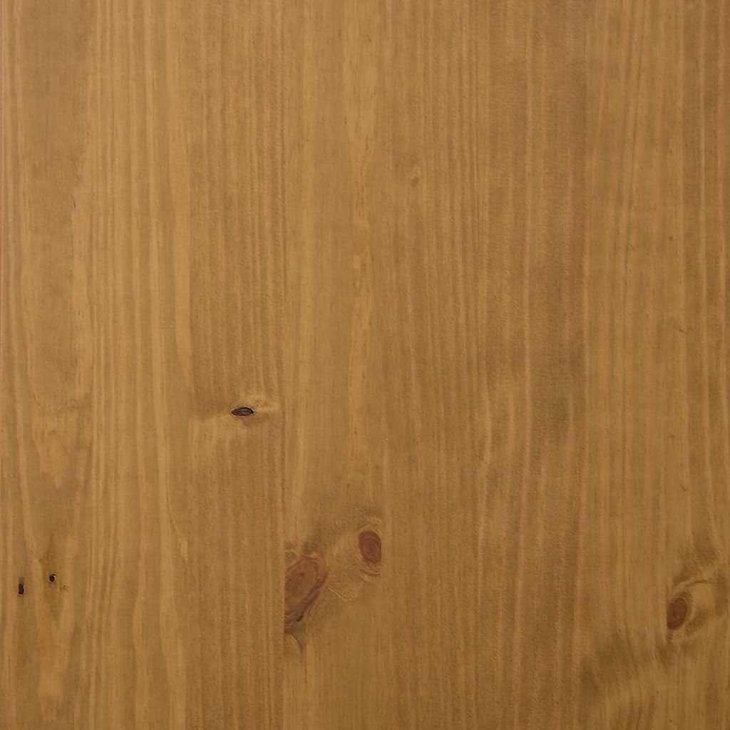 Mesa de bar de madera maciza de pino FLAM 92 x 45 x 110 cm, mesa alta con mucho espacio de almacenamiento y tablero fuerte para bebidas y aperitivos