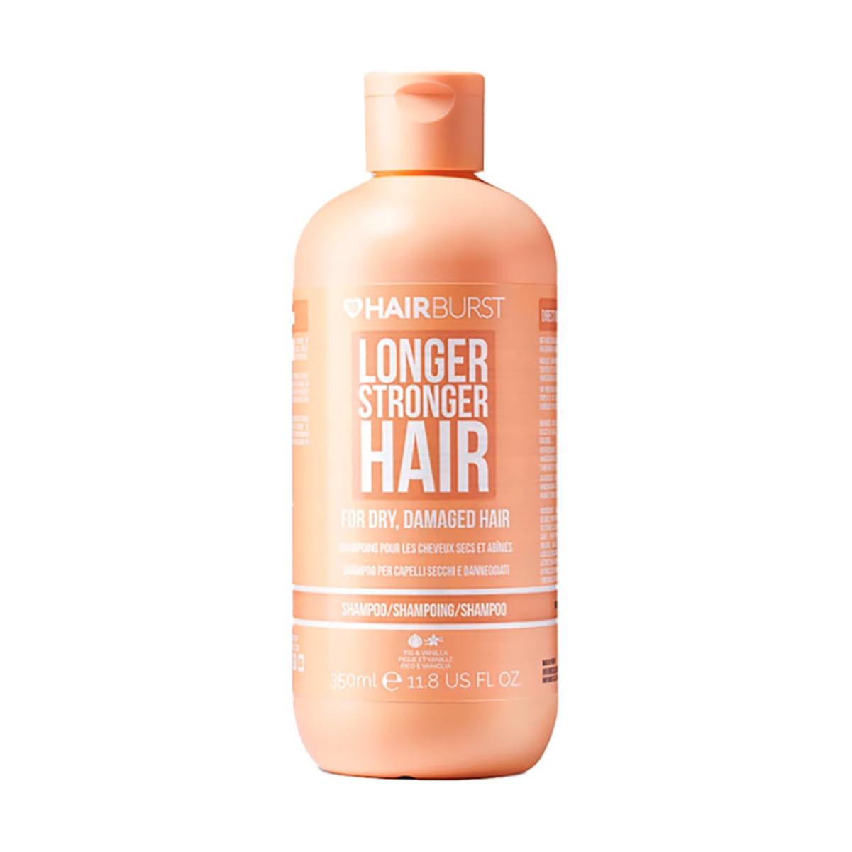 HAIR BURST Shampoo For Dry & Damaged Hair — Moisture Locking, Breakage Reducing, Colour Protecting - Enriched with Vitamin B5, Almond Oil & Fig Extract - Silicone Free UK Made