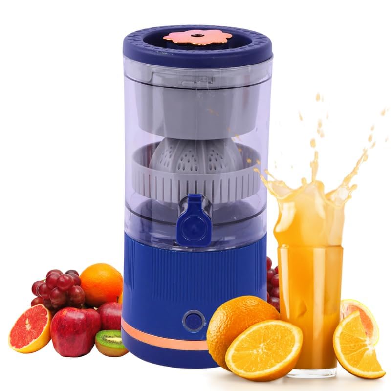 Drumstone (𝟏𝟕 𝐲𝐞𝐚𝐫𝐬 𝐰𝐚𝐫𝐫𝐚𝐧𝐭𝐲) USB-C Rechargeable Citrus Juicer – 200ml Automatic Juicing for Lemon, Orange & More-image-15
