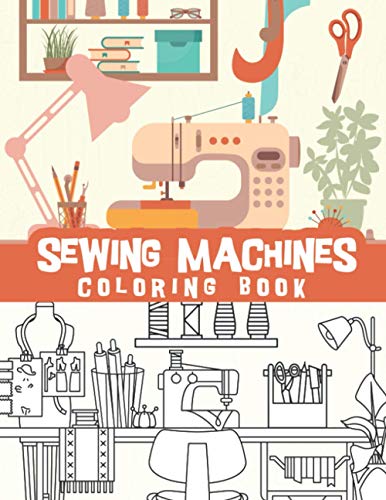 Best sewing machine coloring pages