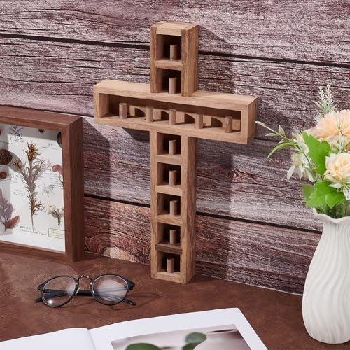 Vitrine murale en bois ORIGACH pour 12 bagues de championnat - 6
