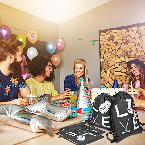 Sinmoe 12 Pcs Hockey Gift Bags 7 x 10 Inch Sport Party Favor Bags Sport Theme Drawstring Bag Hockey Party Favors for Kids Birthday Supplies Field Games Gifts4