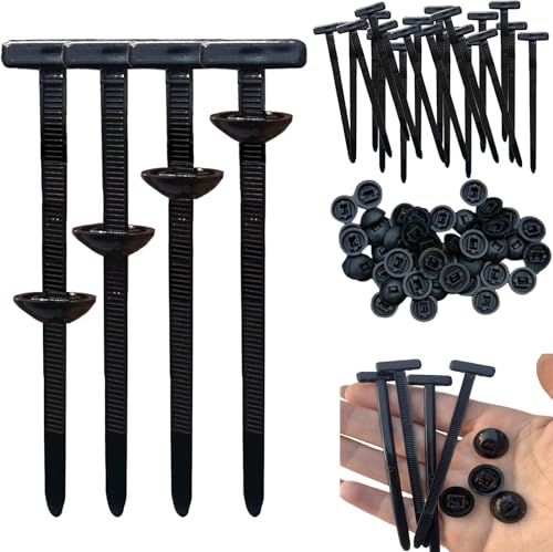 Hebilla universal de nailon para bridas de cables, 20/50/100 soporte de bridas de nailon autoblocante para reparación diaria de automóviles (50PCS)