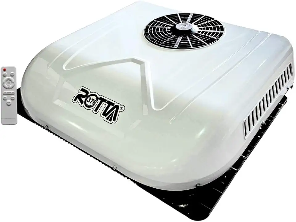 Kit Ar Condicionado Elétrico Portátil Inverter Para Teto Motorhome Caminhão Van Trailer 24v 9000 BTU