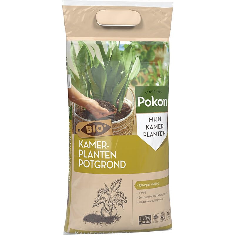 Pokon BIO MPS RHP Turfvrij Kamerplanten Potgrond 10L Biologisch