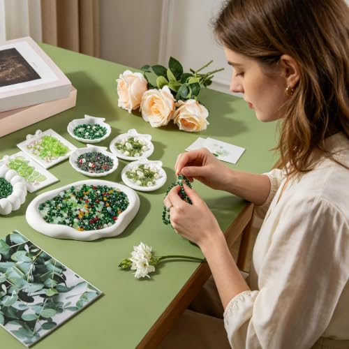 Kit de abalorios para plantas y joyería artesanal con 2800 piezas 2