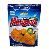 Philippine Dried Mangoes - Premium Cebu Dried Mango Slices from Philippines, Sweetened Dried Fruit Snack Packs, Bulk 30oz