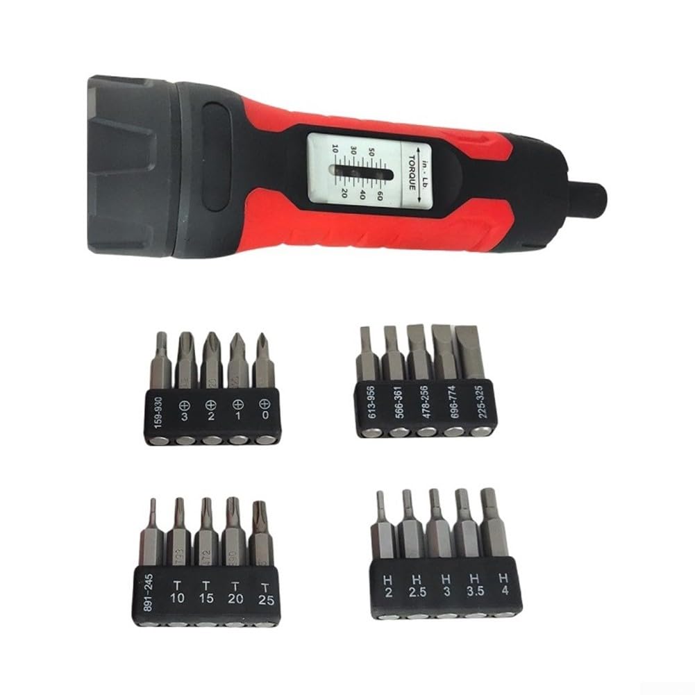 Llave dinamométrica de clic de 1/4 de pulgada de 10 a 65 pulgadas, destornillador de precisión para reparación de bicicletas, trinquete reversible para herramienta de cabeza de acero al