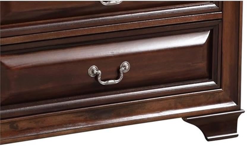 Glory Furniture LaVita 10 Drawer Dresser in Cappuccino