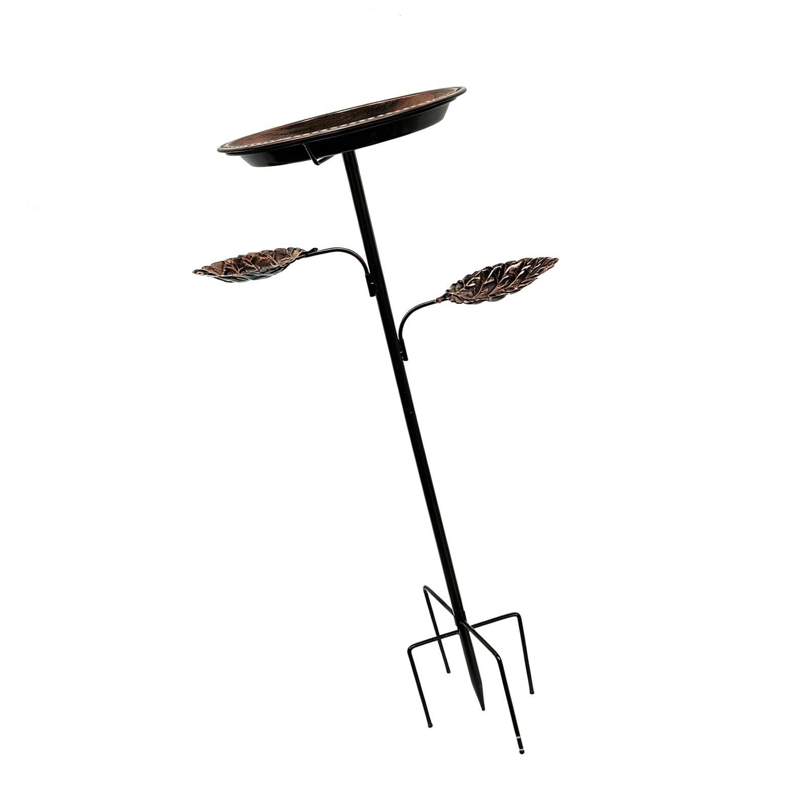 Comedero y baño para pájaros para Exteriores con Forma, Hecho de Hierro Resistente para decoración de jardín, comedero para pájaros para Exteriores de 93x30cm