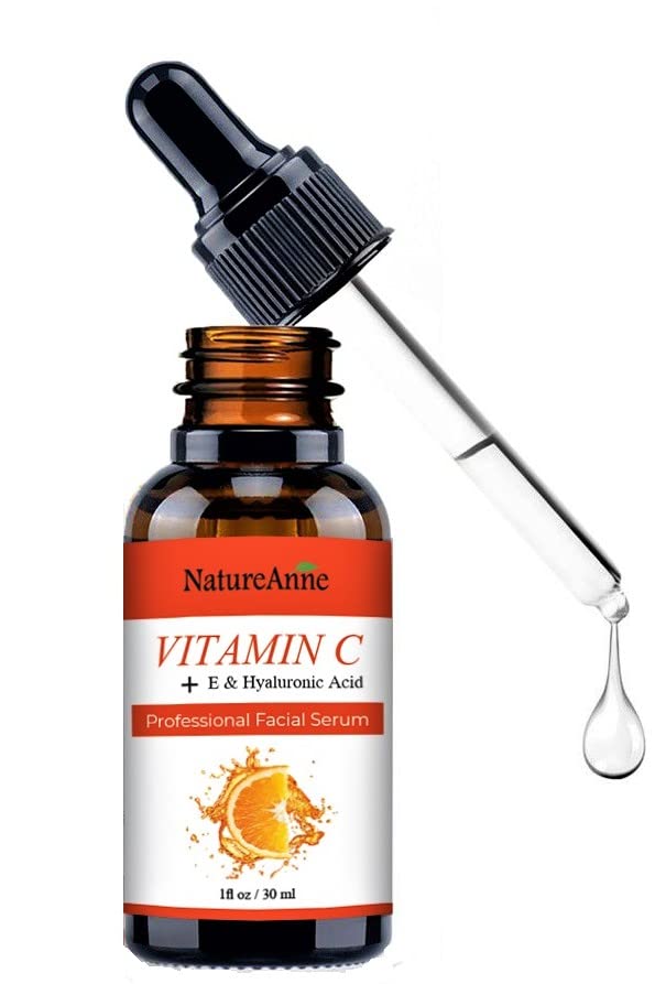 Anti Aging Vitamin C Serum for Face serum with Hyaluronic Acid, Vitamin E, Organic Aloe Vera Jojoba Oil, Hydrating & Brightening Serum for Dark Spots, Fine Lines, Wrinkles, and Dark Circle Remover - Image 3