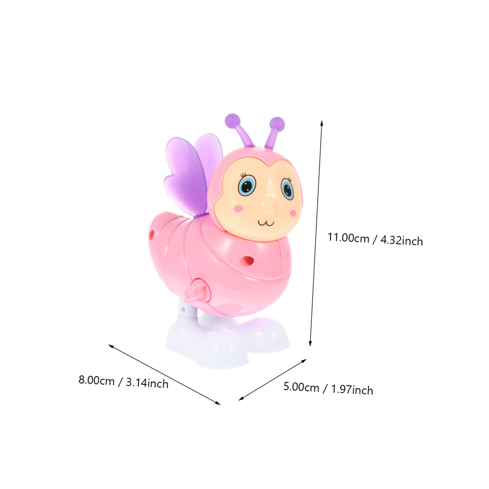 ORFOFE 3Pcs Wind Up Animal for Creative Clockwork Jumping Funny Party Favors for Safe and Design for Visual and Auditory Development