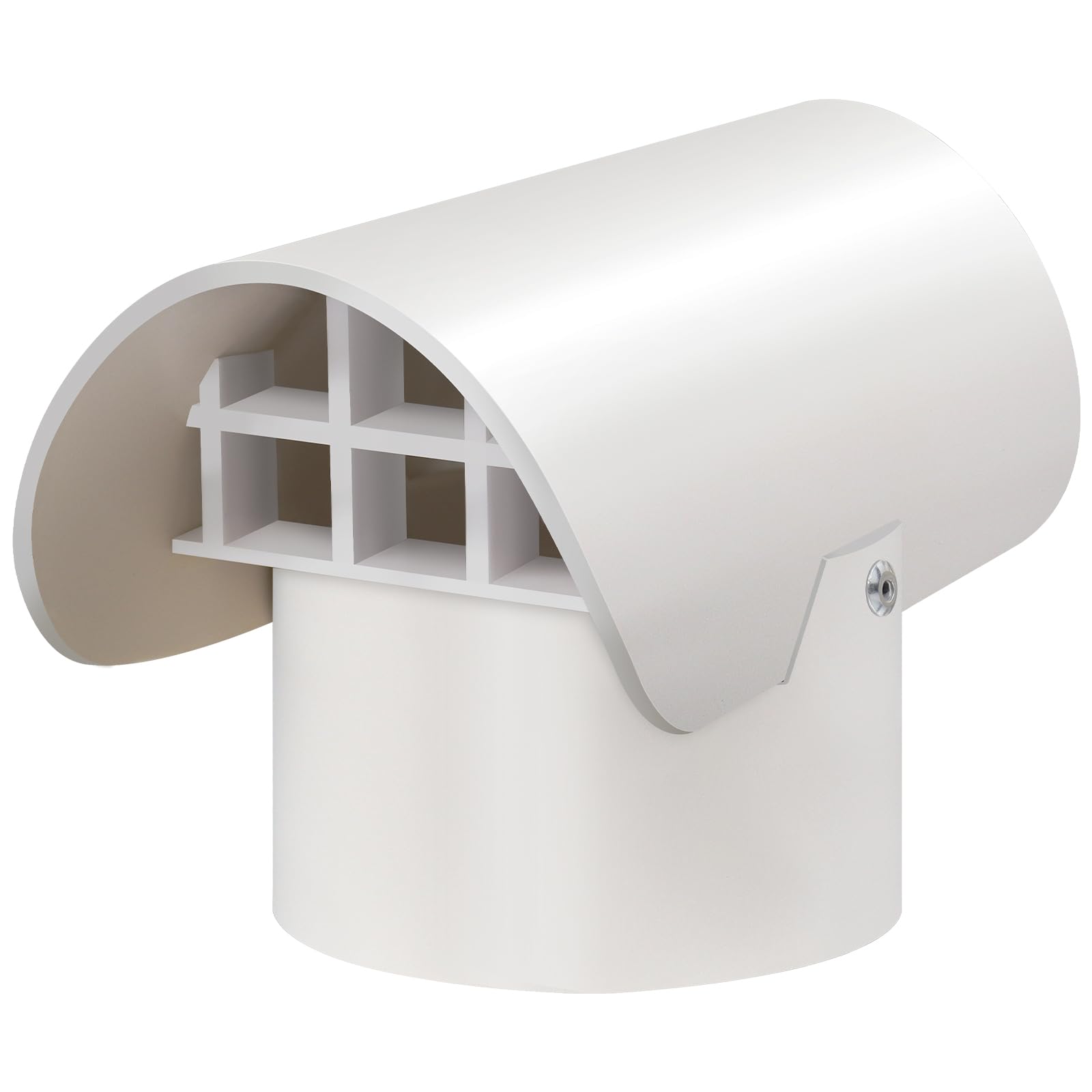 2 inch Radon Vent Cap,PVC Vent Cap for 2" Schedule 40 Radon Fan Pipe/Roof Vent Pipe/Flue Pipe, Radon Pipe Cover Radon Rain Cap Exhaust Cap Stop Rain Snow Leaves, Protect Radon Fan Motor&PVC Pipe