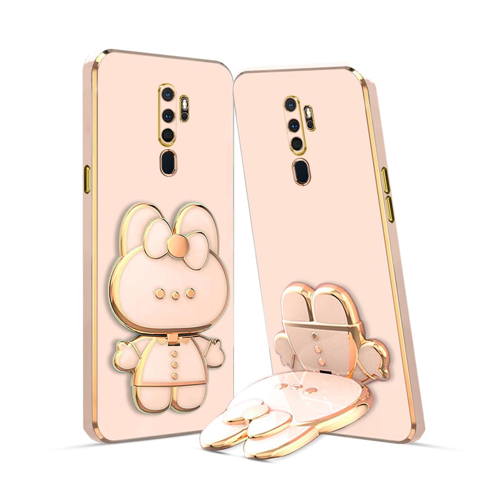 KARWAN®️ 3D Cat Back Case and Cover with Stand Compatible for Oppo A9 2020 | Stand and Mirror | Camera Protection | Electroplated | Folding Stand -Pink (B0CR146XBG) Amazon Price History, Amazon Price Tracker
