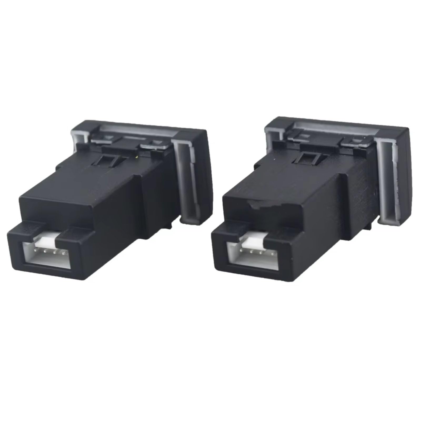 Aux USB carga Módulo Consola USB Compatible Con VW Para Polo 2011-2013 Coche Para Cargador Adaptador Carga Rápida Doble QC3.0 Interruptor Toma Corriente