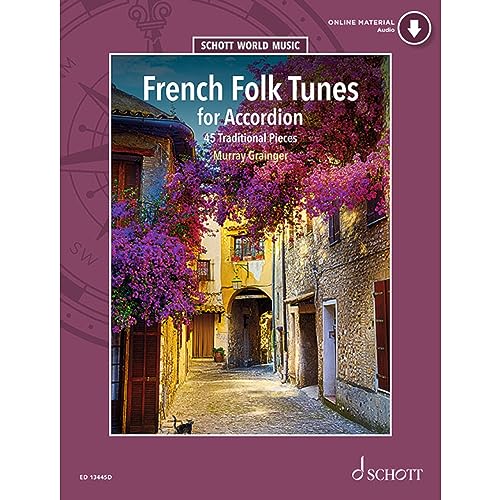 French Folk Tunes for Accordion - 45 Traditional Pieces (Book/online Media)