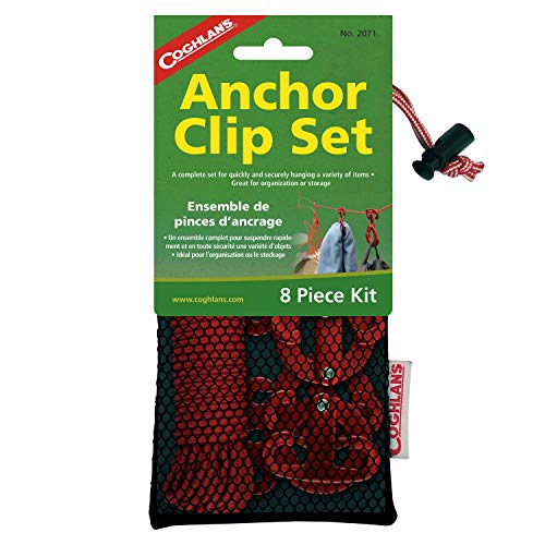 Clip d'ancrage Coghlan's l'accessoire indispensable pour fixer bâche et toile de camping sans œillet