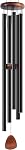Bursvik Large Aluminium Wind Chimes 37 Inches to Create a Zen Atmosphere Suitable for Outdoor, Garden, Patio Decoration. Classic Wind Chimes with Wind Catcher Suitable as A Gift for Unisex(Blue)