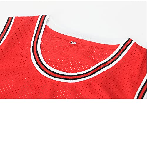 Aiffee Customized Youth Size Classic 23 Basketball Jerseys For Kids Boy Premium Stitched Jersey (Youth X-Large,Red Color Pre-Customized #23) #TOP5